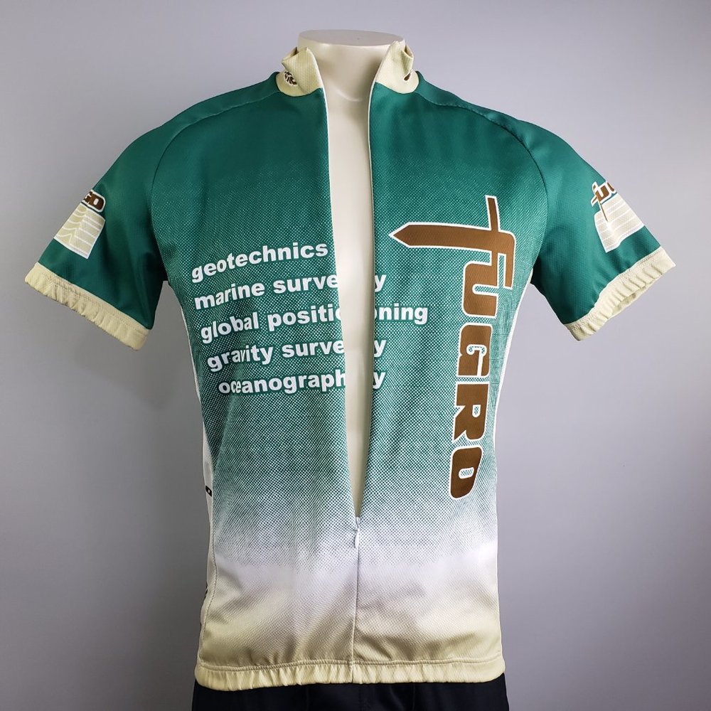 Verge 3/4 zipper 3 back pockets bike jersey bicycle - Picture 2 of 7